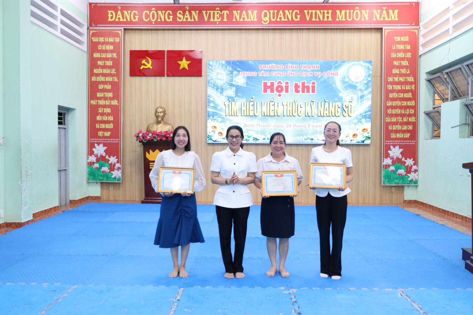 HỘI THI TÌM HIỂU KIẾN THỨC, KỸ NĂNG SỐ, NÂNG CAO NĂNG LỰC SỐ TRONG THỰC HIỆN NHIỆM VỤ