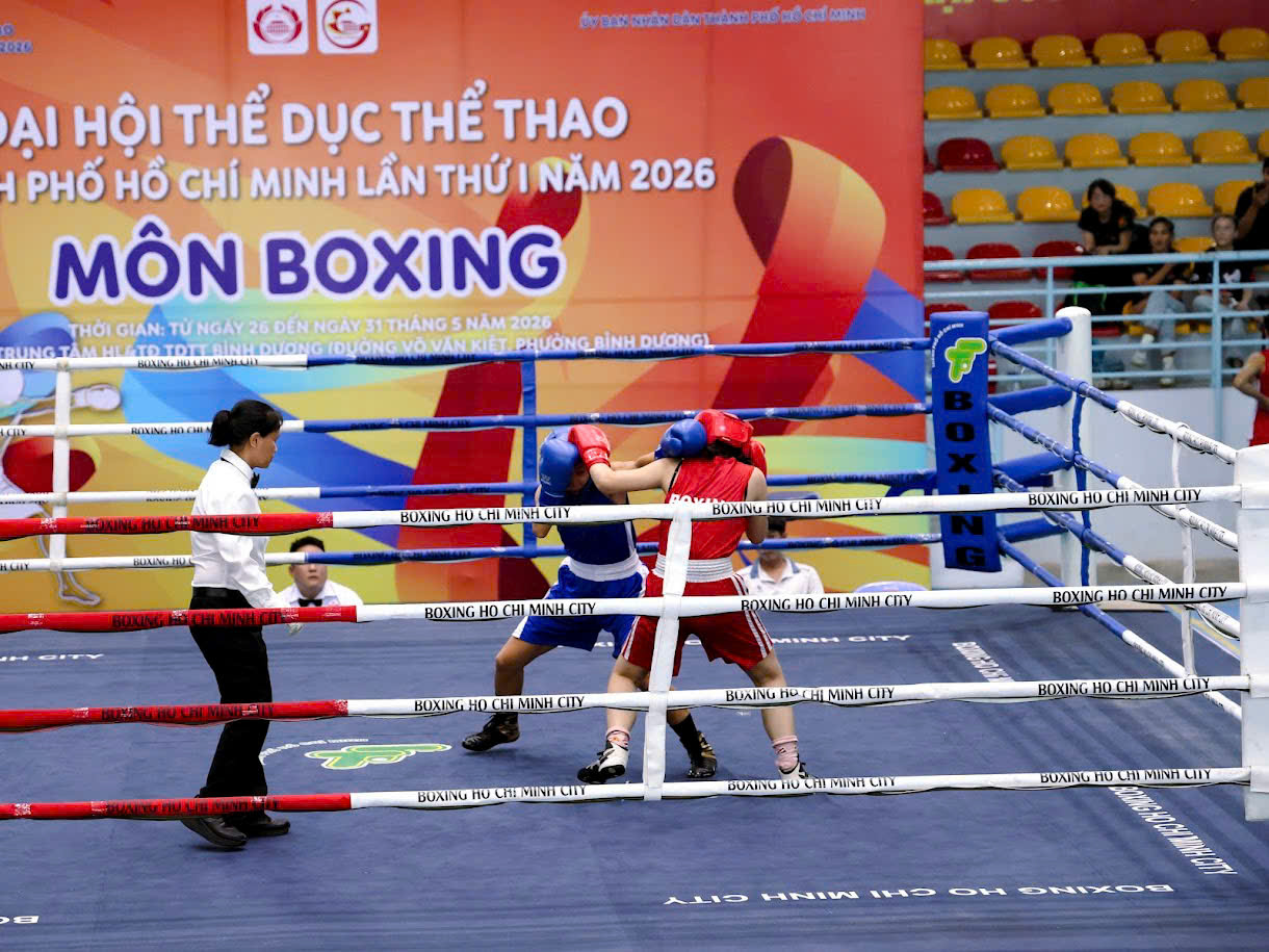 ĐỘI TUYỂN BOXING PHƯỜNG BÌNH THẠNH XUẤT SẮC GIÀNH HẠNG 3 TOÀN ĐOÀN TẠI ĐẠI HỘI THỂ DỤC THỂ THAO THÀNH PHỐ HỒ CHÍ MINH LẦN THỨ I NĂM 2026