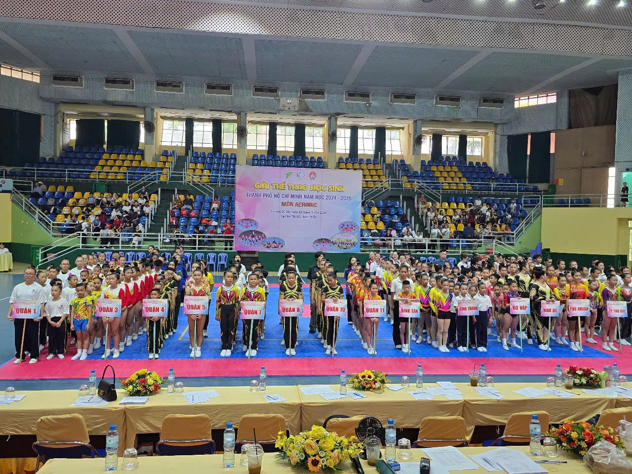 Giải Thể dục Aerobic Thể thao học sinh Thành phố Hồ Chí Minh năm học 2024 - 2025