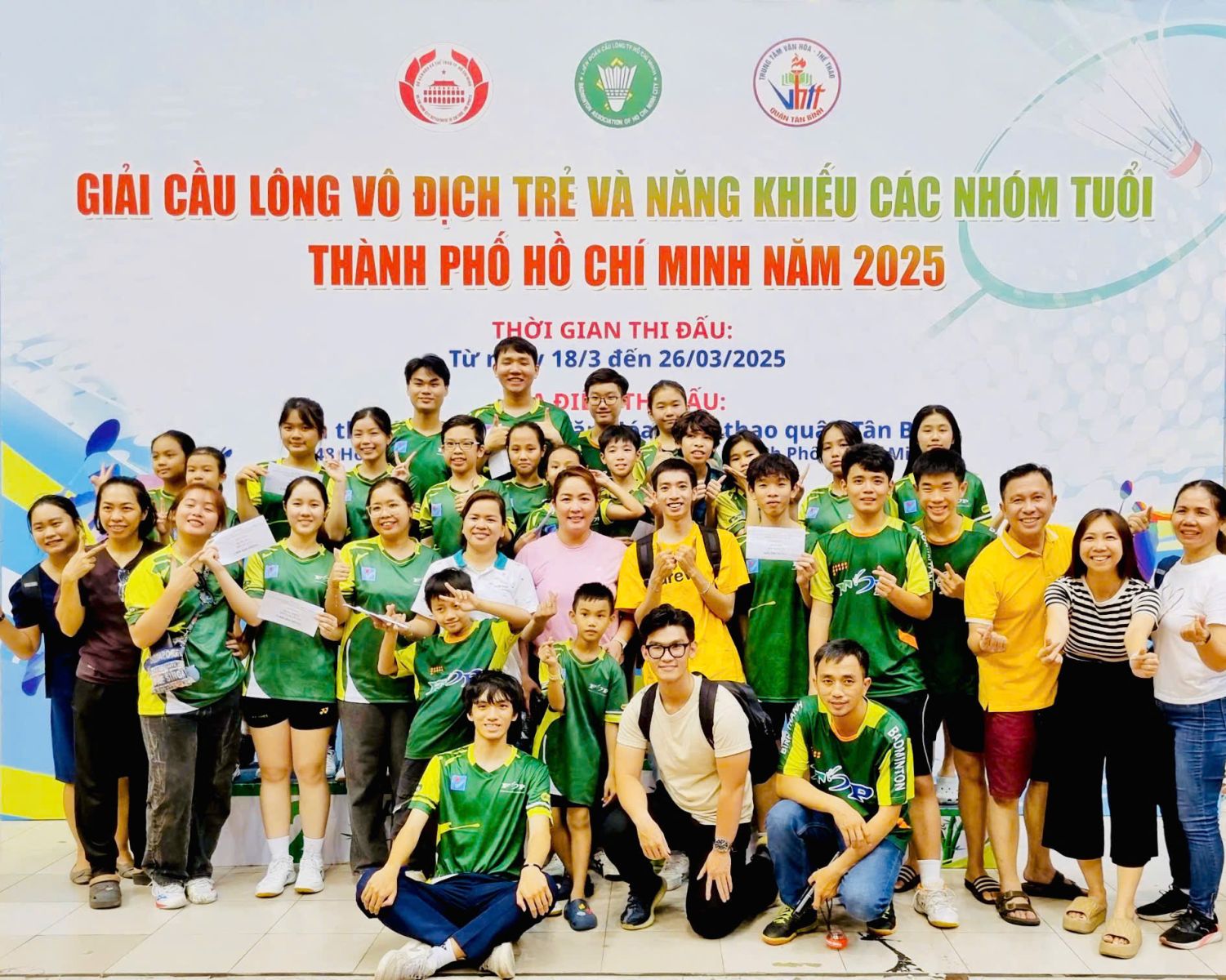 Giải Cầu lông Vô địch Trẻ và Năng khiếu các nhóm tuổi Thành phố Hồ Chí Minh năm 2025
