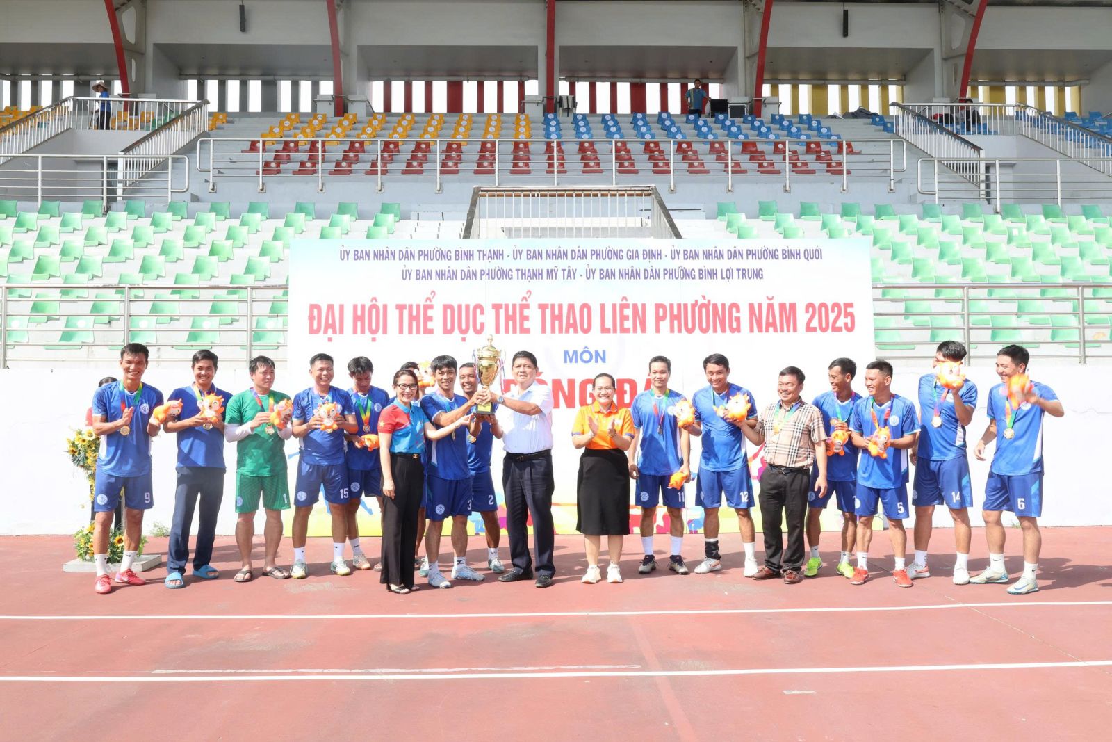 Tăng cường hoạt động phong trào thể dục thể thao cơ sở: Sôi nổi giải Bóng đá liên phường năm 2025