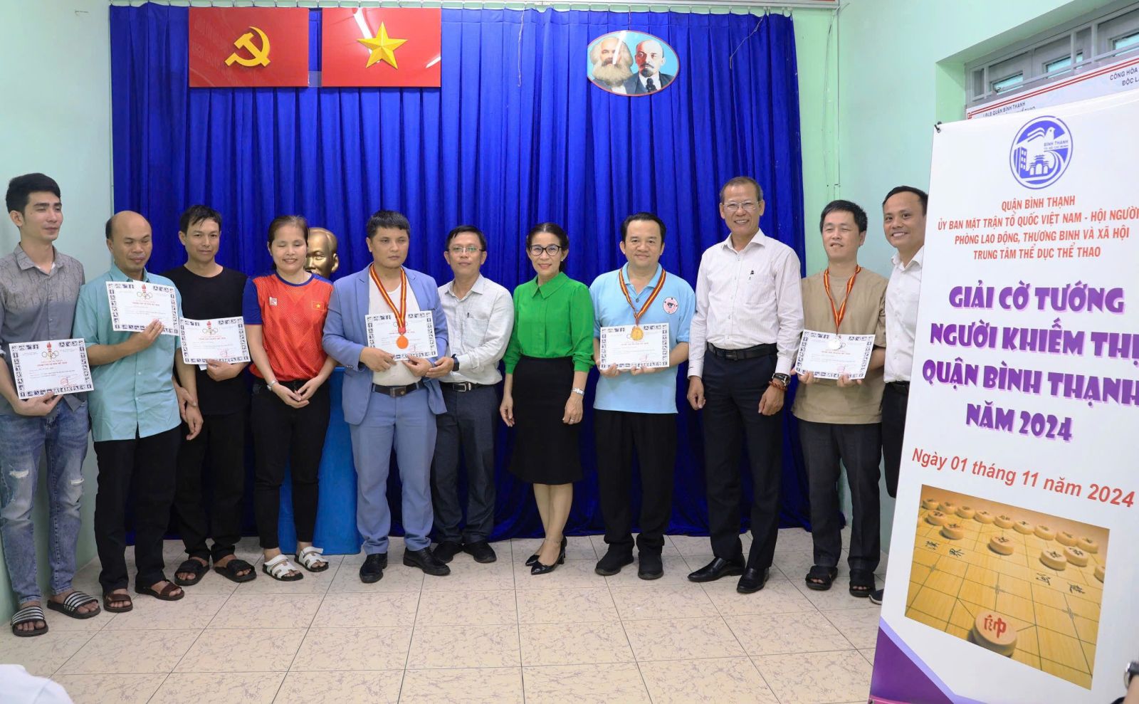 Giải Cờ tướng người khiếm thị năm 2024