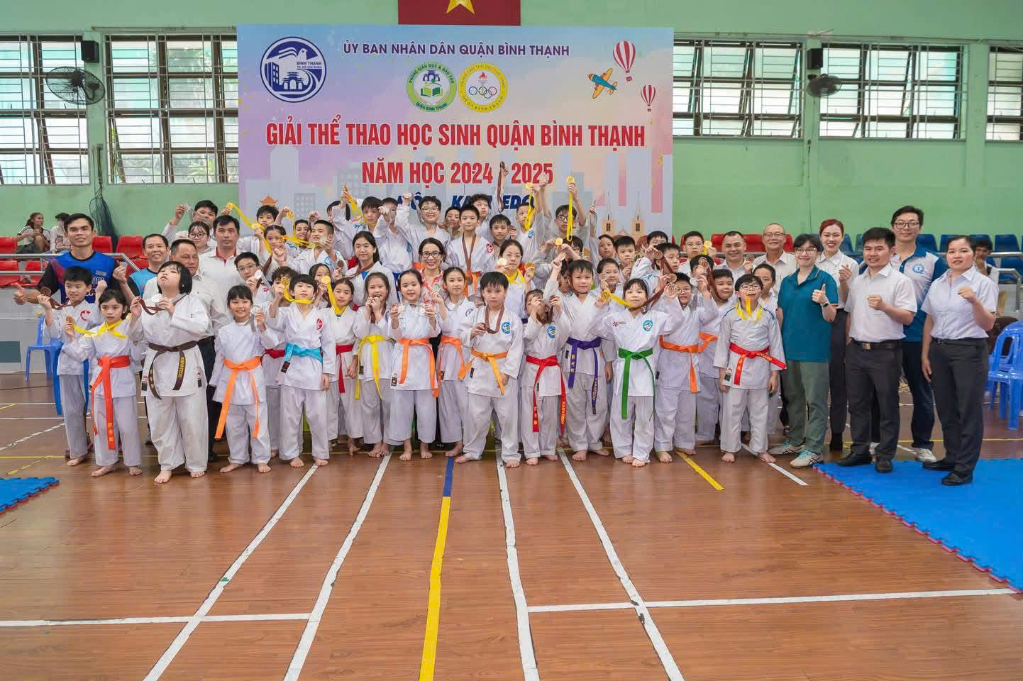 Giải Thể thao học sinh quận Bình Thạnh năm học 2024 - 2025 môn Karatedo