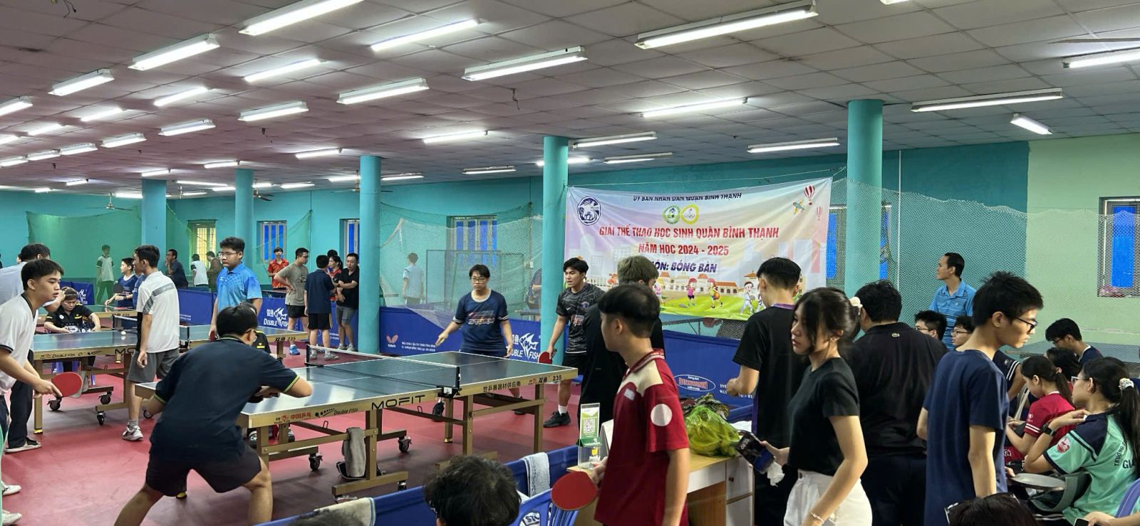 Giải Thể thao học sinh quận Bình Thạnh năm học 2024 - 2025 môn Bóng bàn