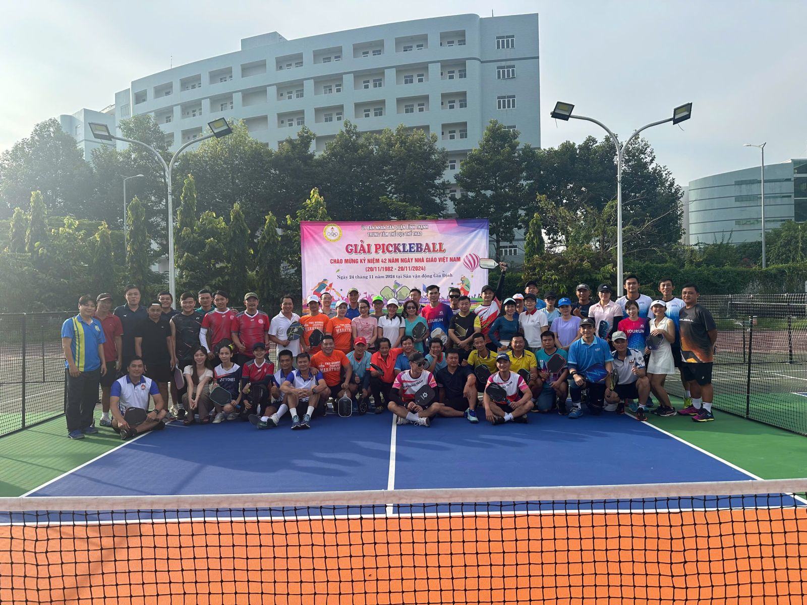 Giải Pickleball chào mừng kỷ niệm 42 năm 