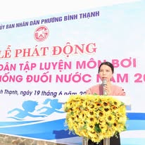 PHƯỜNG BÌNH THẠNH PHÁT ĐỘNG PHONG TRÀO TOÀN DÂN TẬP LUYỆN MÔN BƠI, PHÒNG, CHỐNG ĐUỐI NƯỚC NĂM 2026